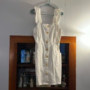 Dress. Size 10 white denim color